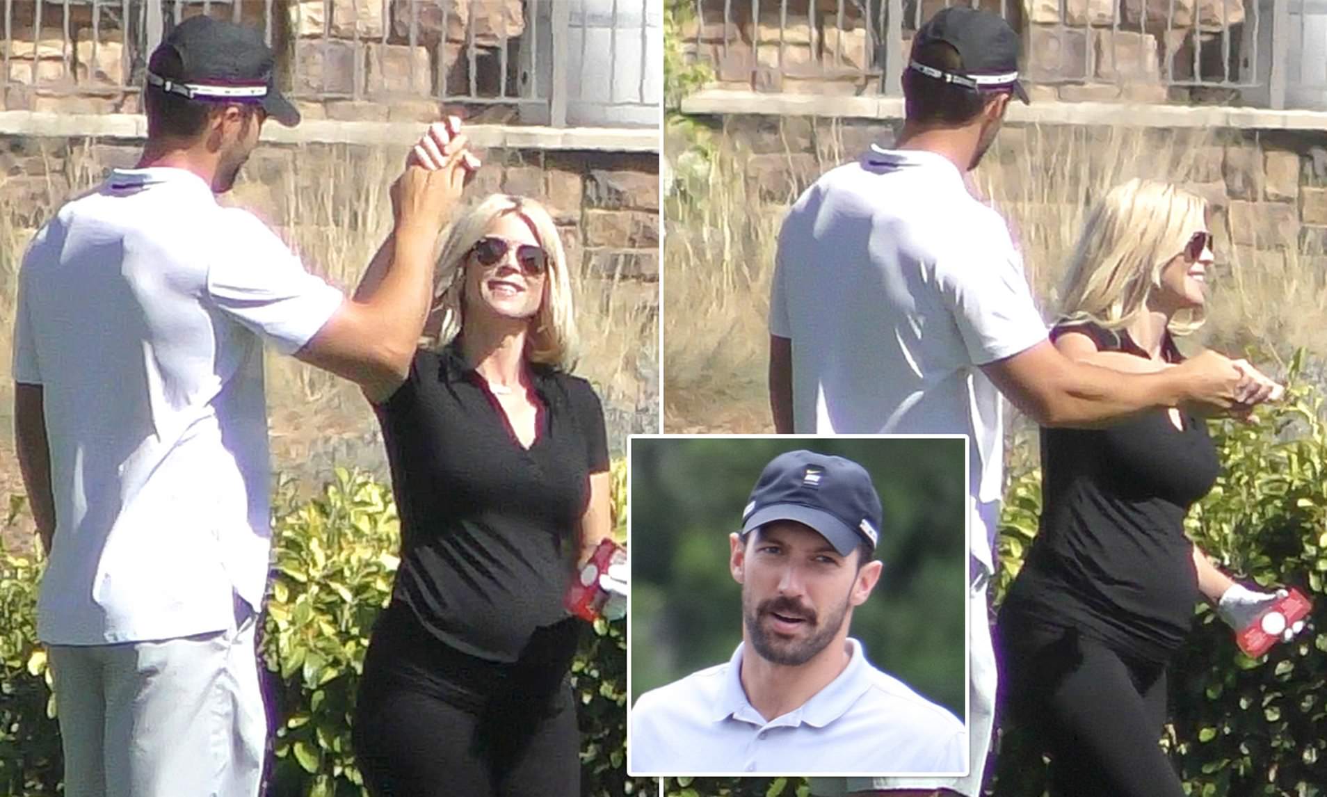 Tiger Woods' pregnant ex Elin Nordegren and her baby daddy are spotted playing GOLF | Daily Mail Online